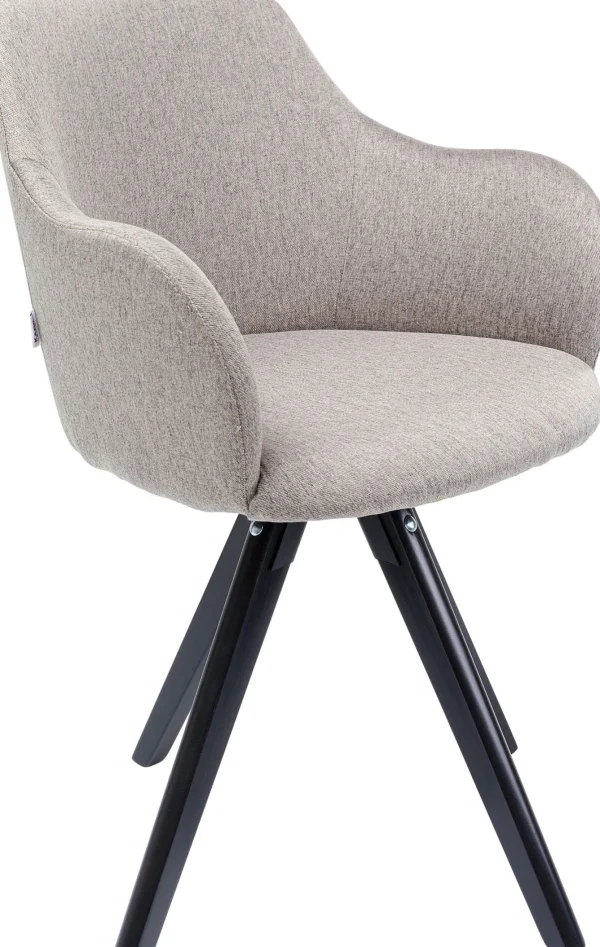 SEDIA GIREVOLE LADY LOCO TAUPE - KARE