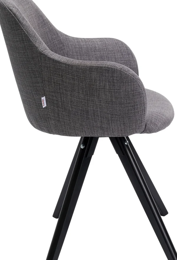 Sedia girevole Madame grigio - KARE