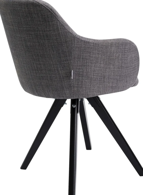 Sedia girevole Madame grigio - KARE