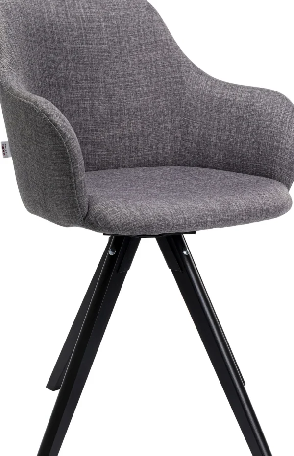 Sedia girevole Madame grigio - KARE
