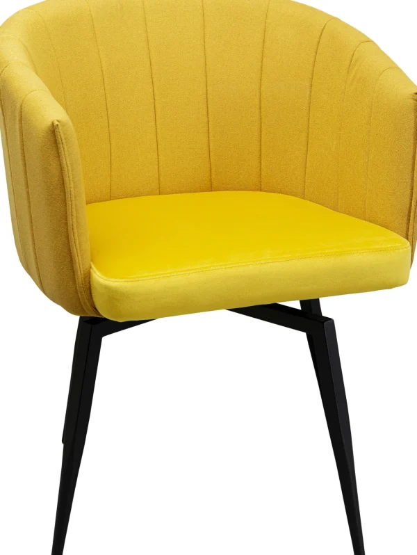 Sedia girevole Merida giallo - KARE