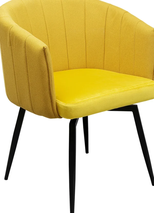 Sedia girevole Merida giallo - KARE