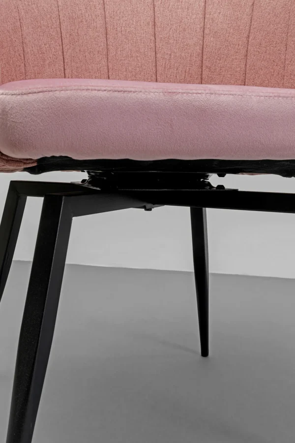 Sedia girevole Merida rosa - KARE