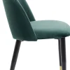Sedia Iris Velluto Verde - KARE