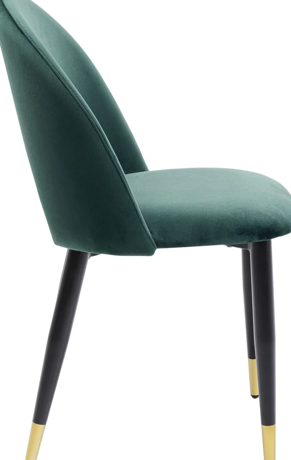 Sedia Iris Velluto Verde - KARE