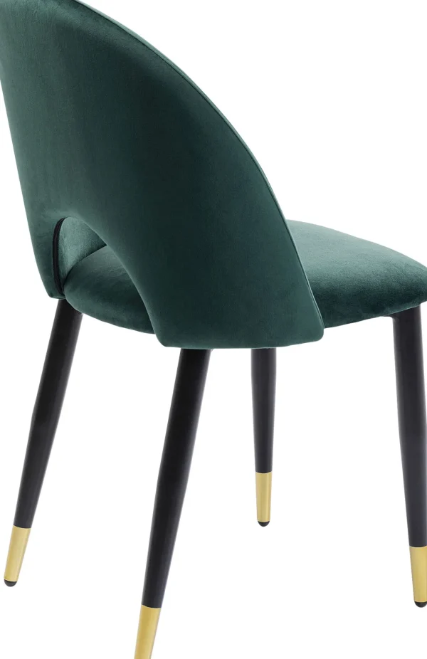 Sedia Iris Velluto Verde - KARE