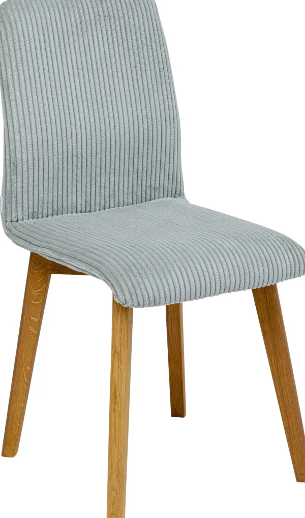 Sedia Lara Cord blu - KARE