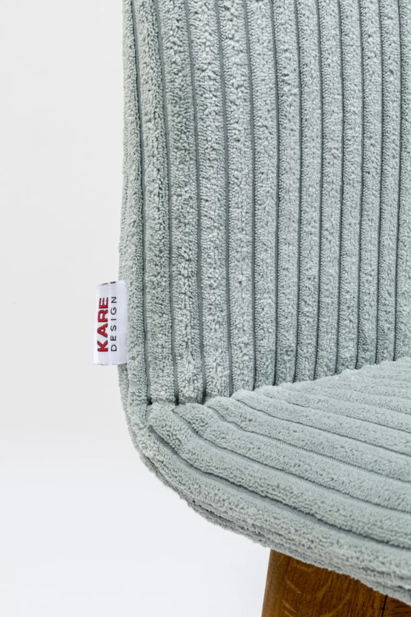 Sedia Lara Cord blu - KARE