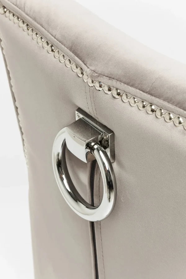 Sedia Prince in velluto grigio - KARE