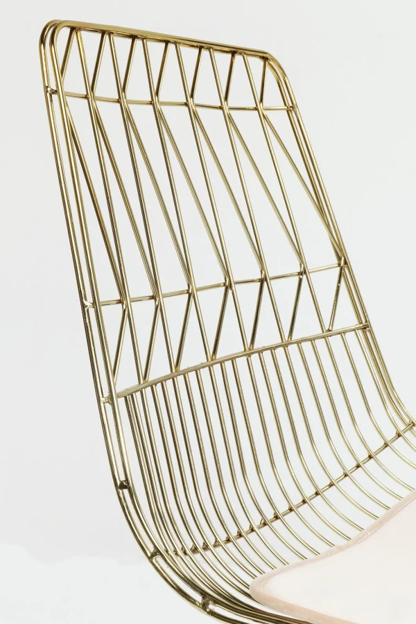Sedia Solo Crema/Oro - KARE