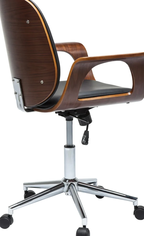 Sedia Ufficio Girevole Patron Walnut - KARE