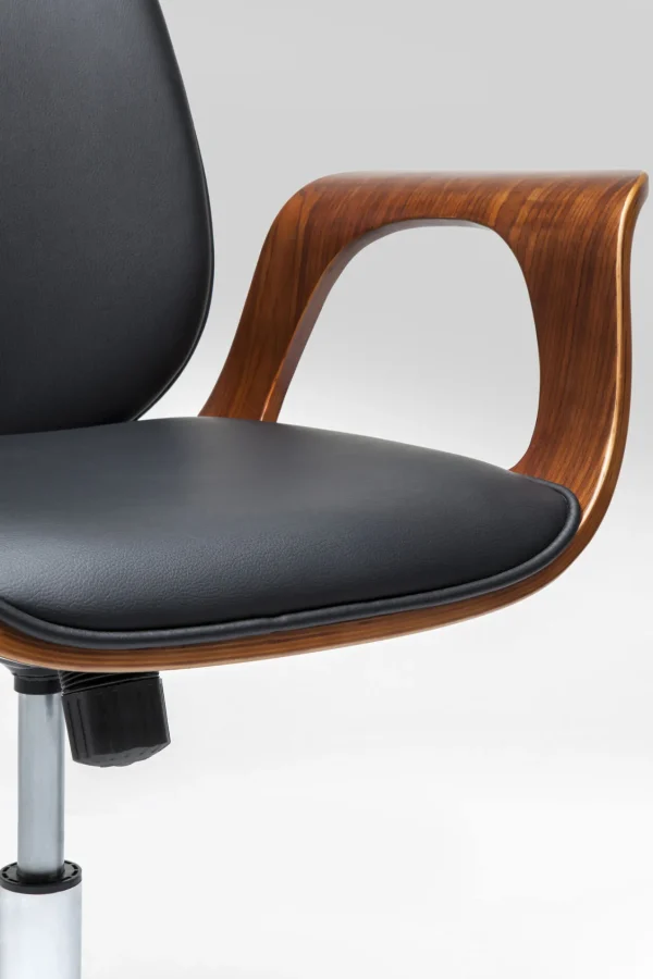 Sedia Ufficio Girevole Patron Walnut - KARE