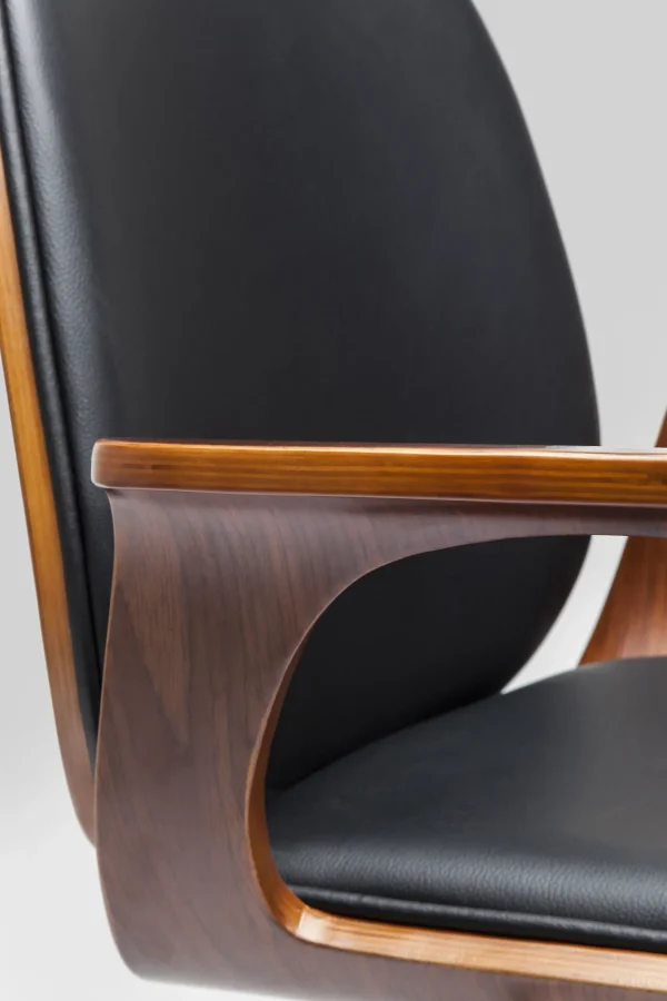 Sedia Ufficio Girevole Patron Walnut - KARE