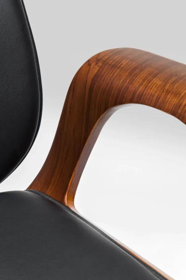Sedia Ufficio Girevole Patron Walnut - KARE