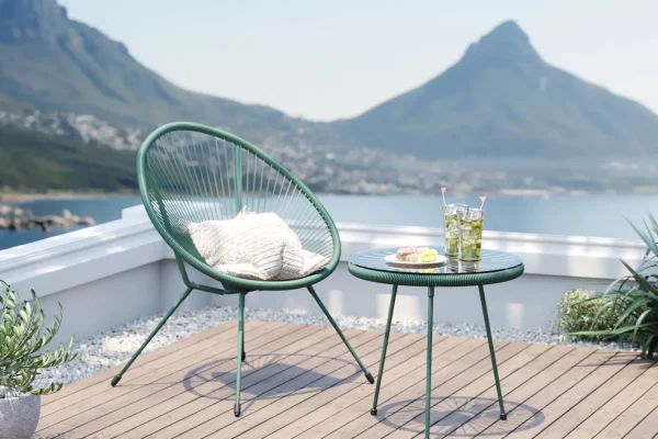 Set Acapulco 2pcs Mono verde - KARE
