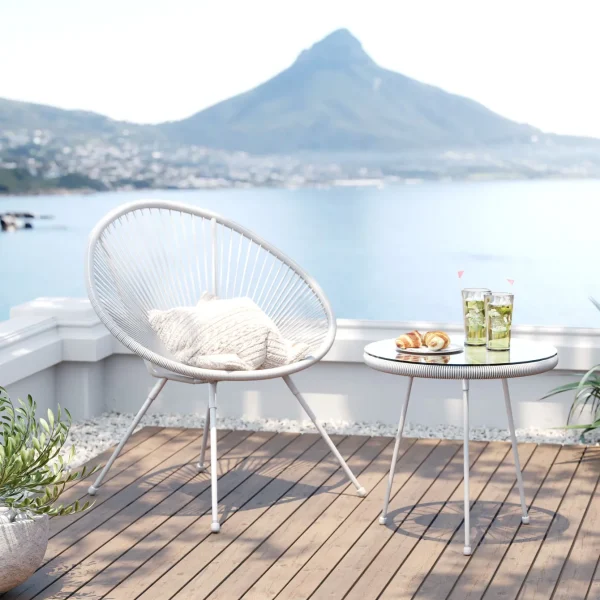 Set Acapulco 2pcs Outdoor bianco - KARE