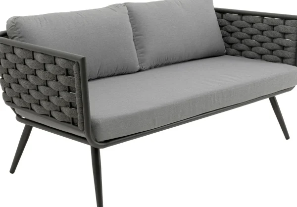Set poltrone Rimini antracite (4/pz.) - KARE