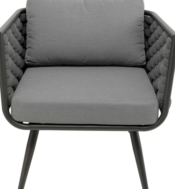 Set poltrone Rimini antracite (4/pz.) - KARE