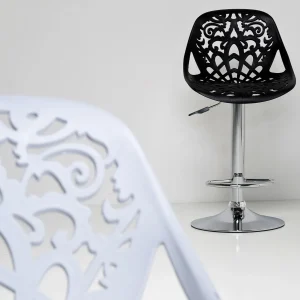 Sgabello Bar Ornament Bianco - KARE