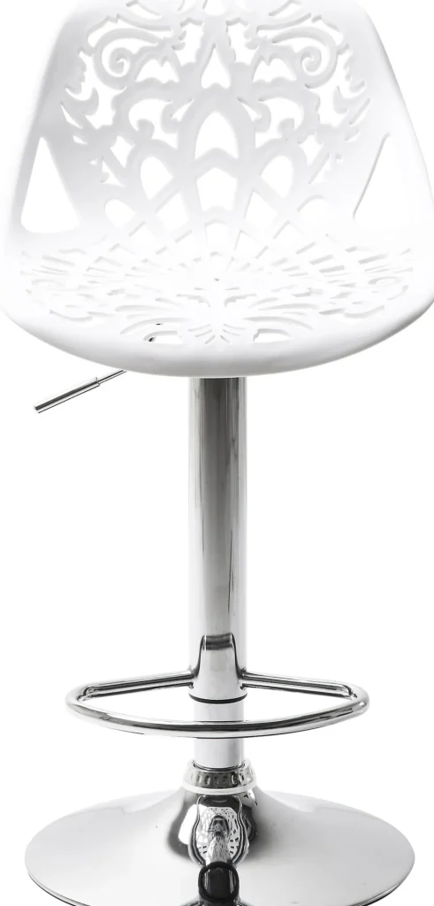 Sgabello Bar Ornament Bianco - KARE