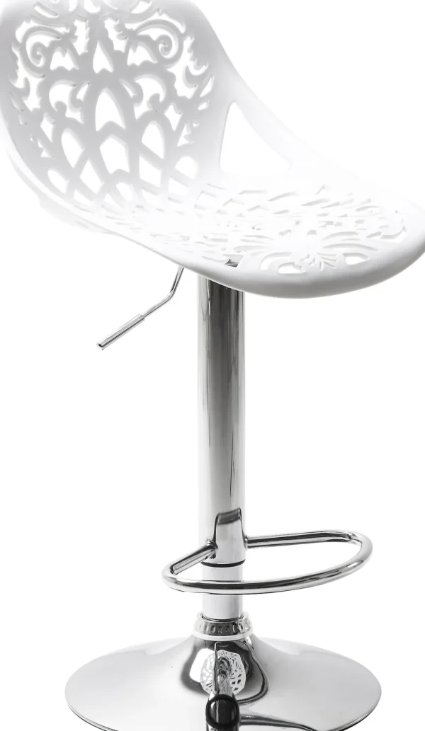 Sgabello Bar Ornament Bianco - KARE