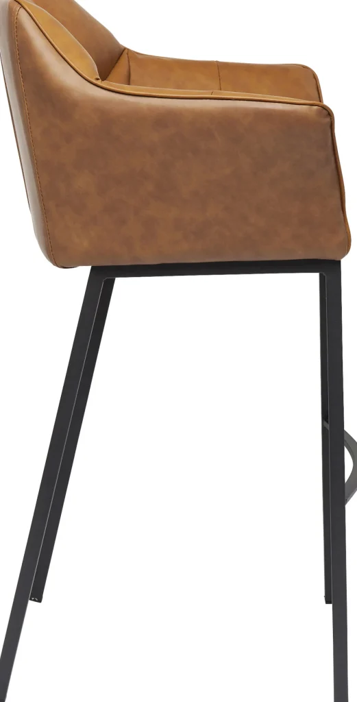 Sgabello bar ThinkThank quattro marrone - KARE