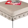 Sgabello Bellissima velluto taupe 80cm - KARE