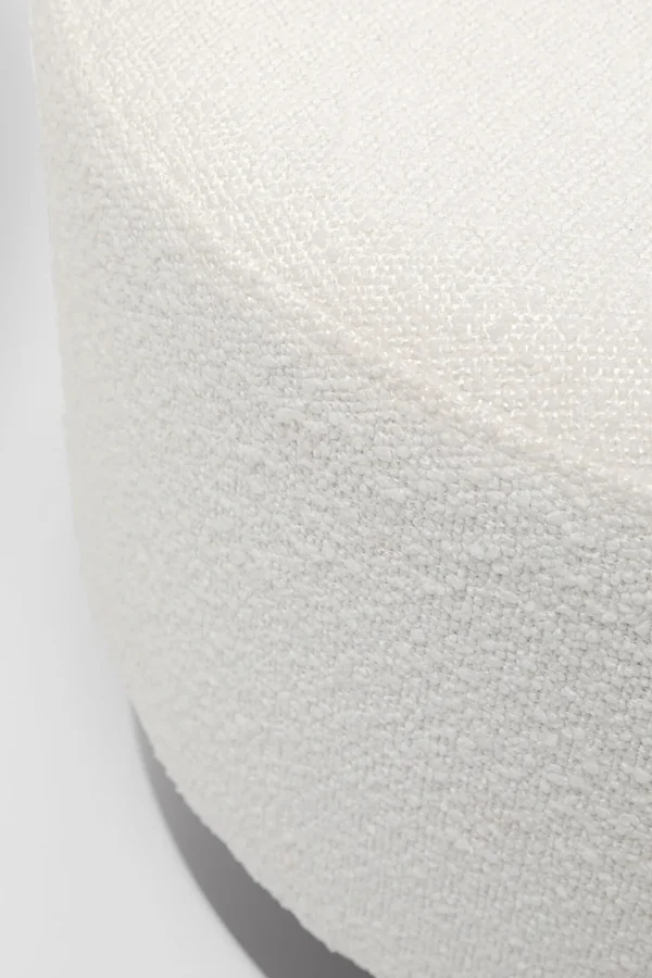 Sgabello Cherry Boucle crema smoke Ø55cm - KARE