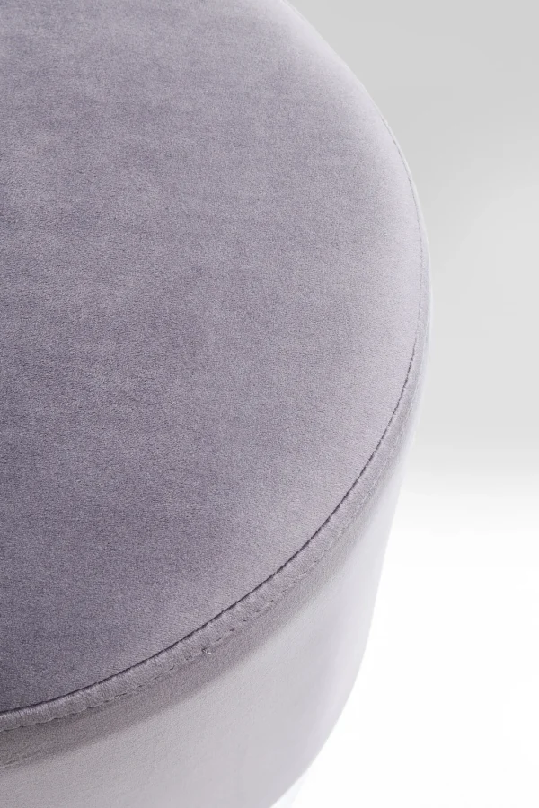 SGABELLO CHERRY GRIGIO CHIARO/ARGENTO Ø35CM - KARE