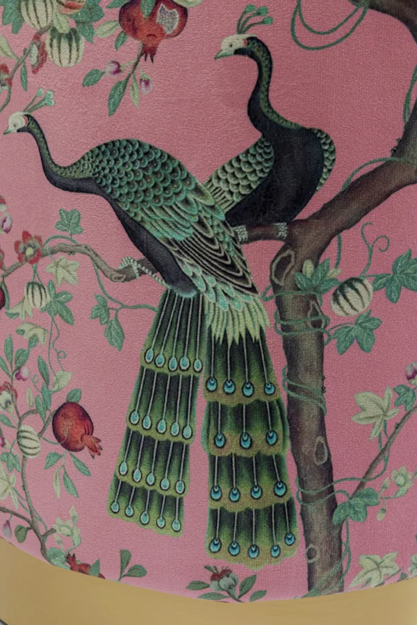 Sgabello Cherry Peacock ottone Ø32cm - KARE