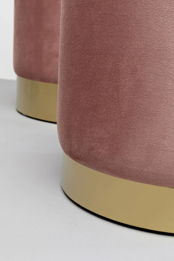 Sgabello Cherry Storage Rose ottone (2/Set) - KARE