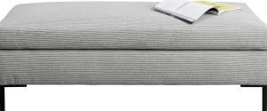 Sgabello Gianni Cord grigio - KARE