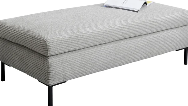 Sgabello Gianni Cord grigio - KARE