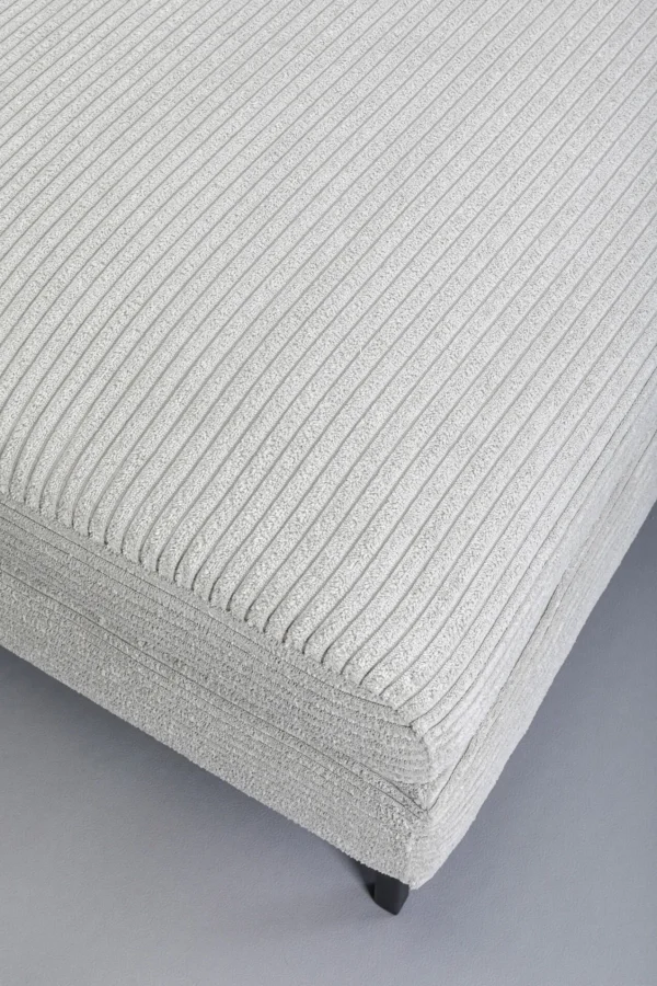Sgabello Gianni Cord grigio - KARE