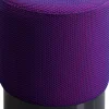 Sgabello Jody Lila Mesh nero Ø35cm - KARE