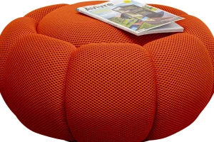 Sgabello Peppo Bloom arancione Ø72cm - KARE