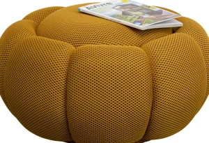 Sgabello Peppo Bloom giallo Ø72cm - KARE