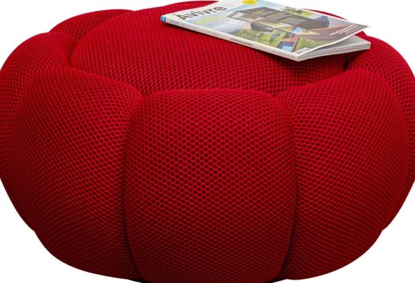 Sgabello Peppo Lounge rosso Ø76cm - KARE