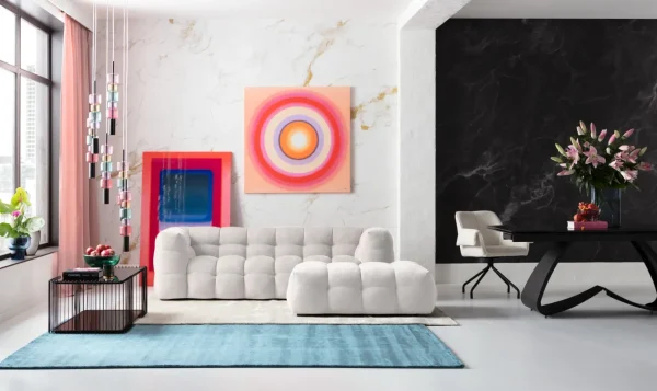 Sgabello Salamanca crema 125x80cm - KARE