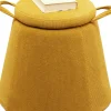 Sgabello Thimble giallo Ø51cm - KARE