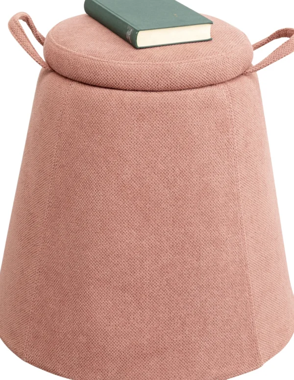 Sgabello Thimble rosa Ø51cm - KARE
