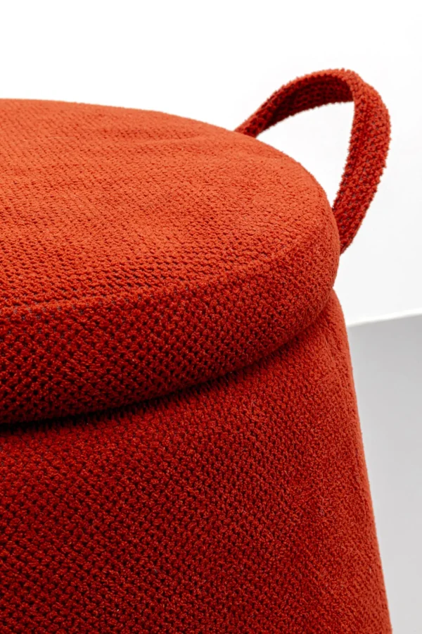 Sgabello Thimble rosso Ø51cm - KARE
