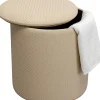 Sgabello Venezia Storage Crema Ø40cm - KARE
