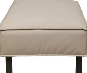Sgabello Victor pelle grigio - KARE