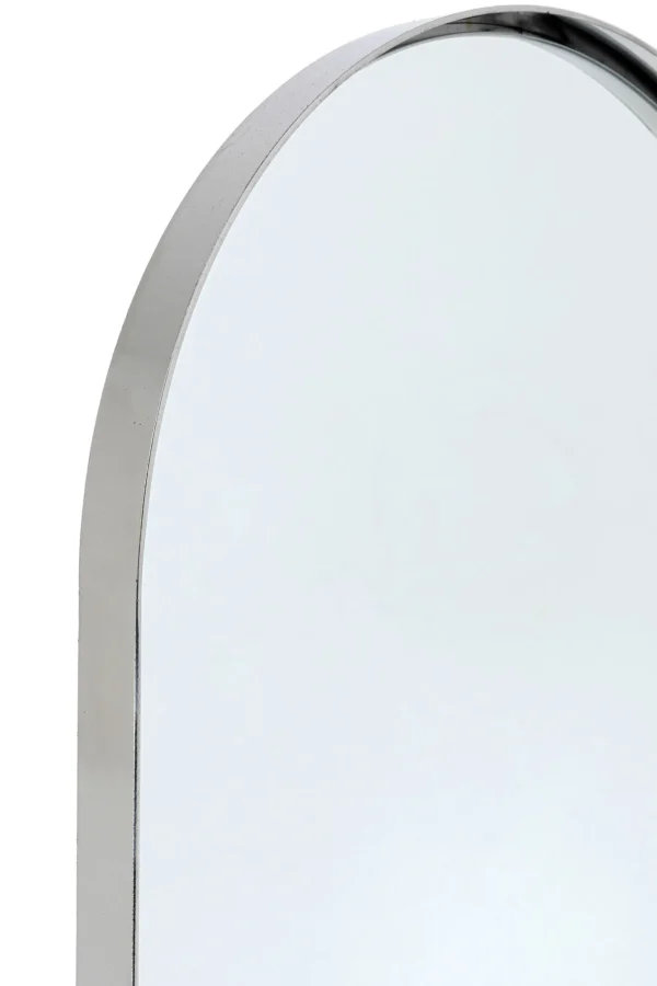 Specchio a stelo curvy acciaio Polito 40x170 cm - KARE