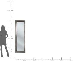 Specchio A Stelo Frame Argento 55x180cm - KARE