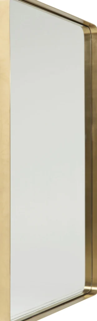 SPECCHIO CURVE RETTANGOLARE OTTONE 80X120CM - KARE