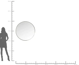 SPECCHIO CURVE ROTONDO INOX Ø100CM - KARE