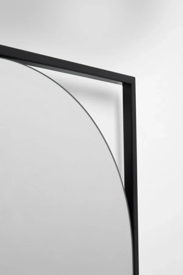 Specchio da parete Bonita nero 81x81cm - KARE