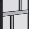 Specchio da parete Brick Nero 71x182cm - KARE